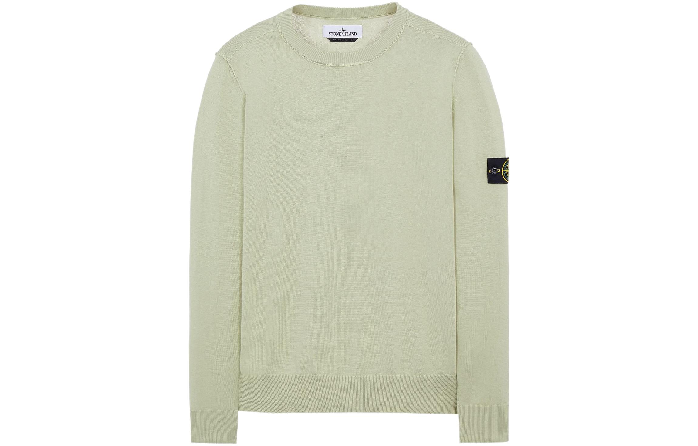 

Свитер мужской светло-зеленый STONE ISLAND