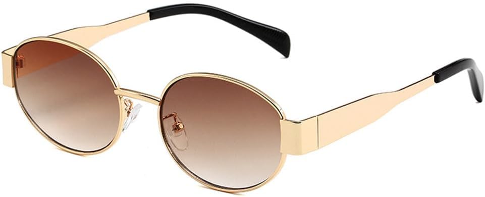 

Солнцезащитные очки в стиле металл-панк для женщин, круглые, винтажные, с защитой от УФ-излучения UV400, для вечеринок, пляжа, путешествий и отдыха на природе, мужские HCPIHF, 7