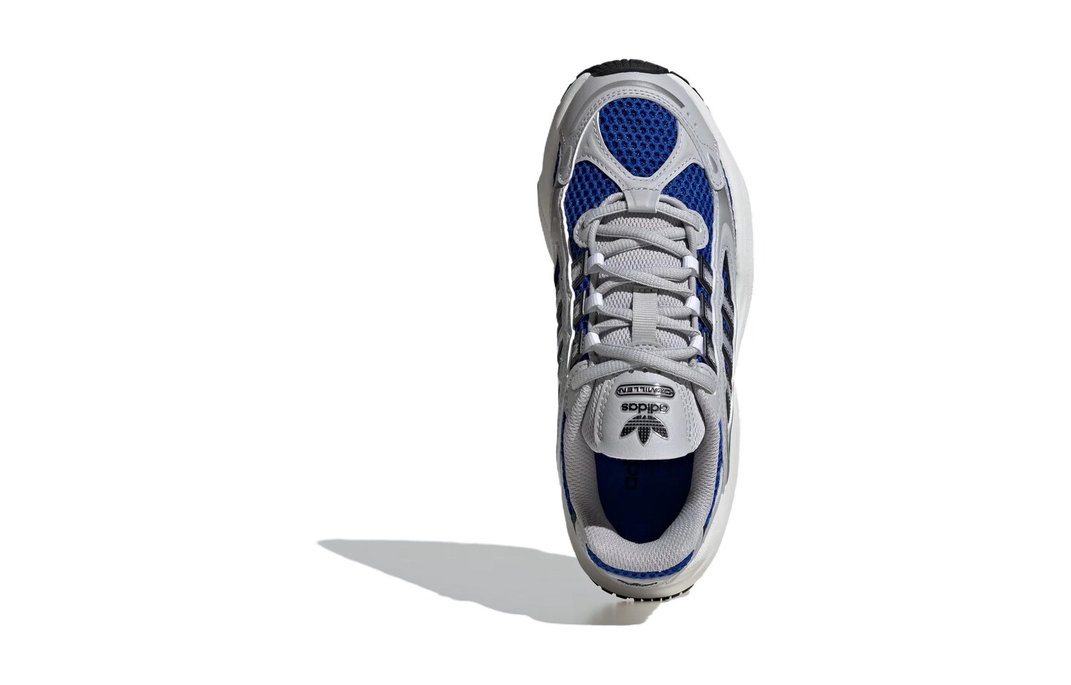 Adidas Ozmillen Серый Основной Черный Королевский Синий GS, кроссовки, кроссовки Adidas Originals — фото 4