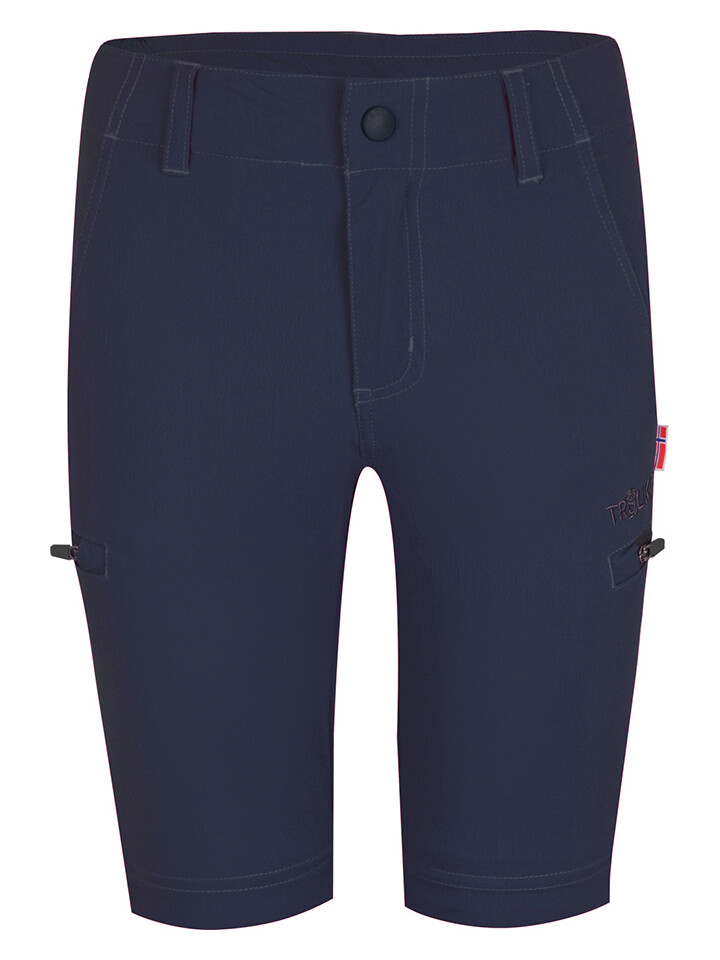 Спортивные шорты Trollkids Zipp Off Trekkinghose Kjerag Zip, темно синий — фото 4