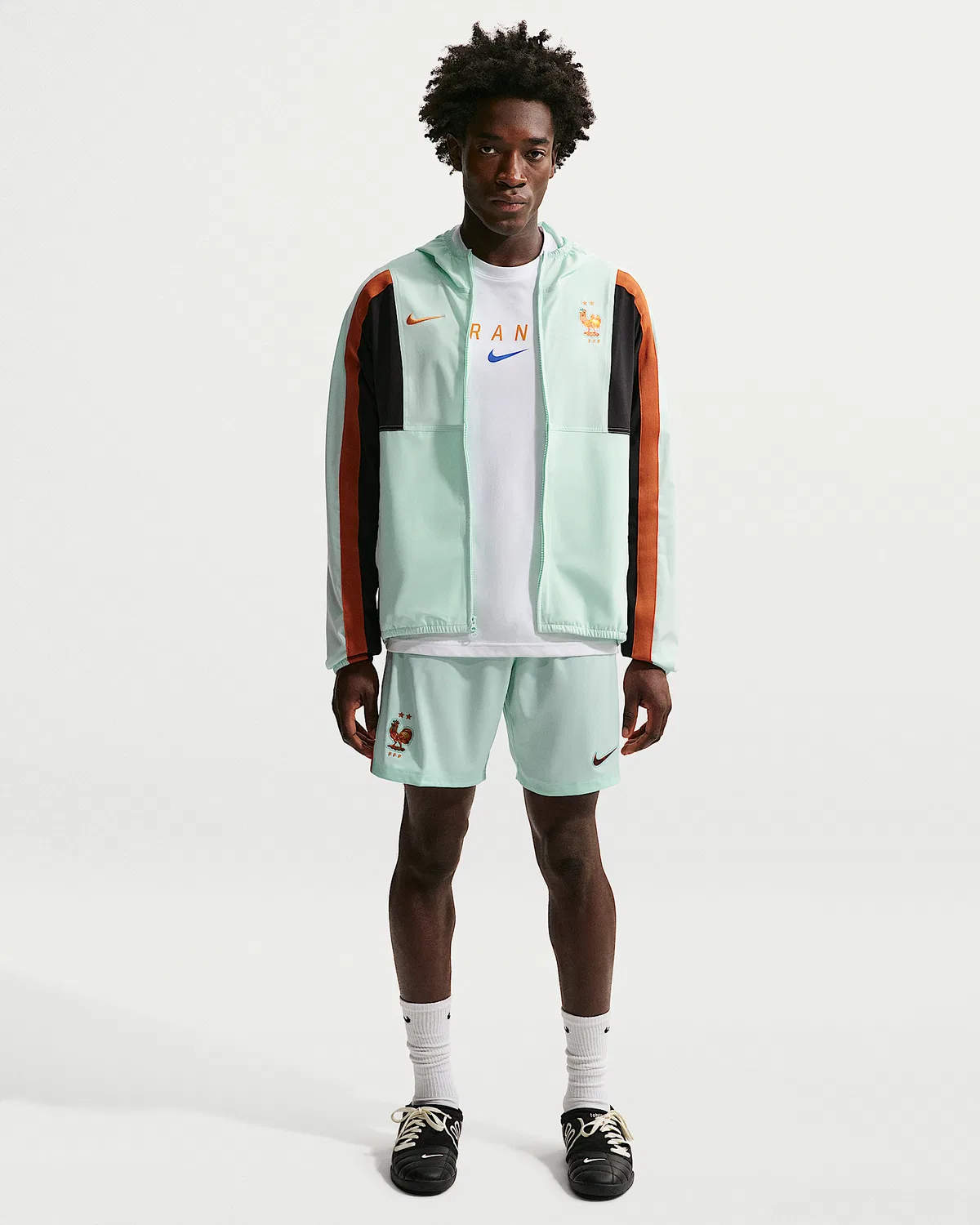 Мужские футбольные шорты Nike Dri-FIT Replica FFF 2026 Stadium Away, Igloo/Monarch/Monarch