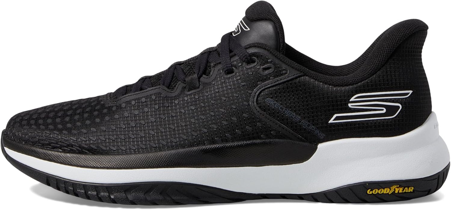 Мужские кроссовки Skechers Viper Court Elite, белый/черный — фото 4