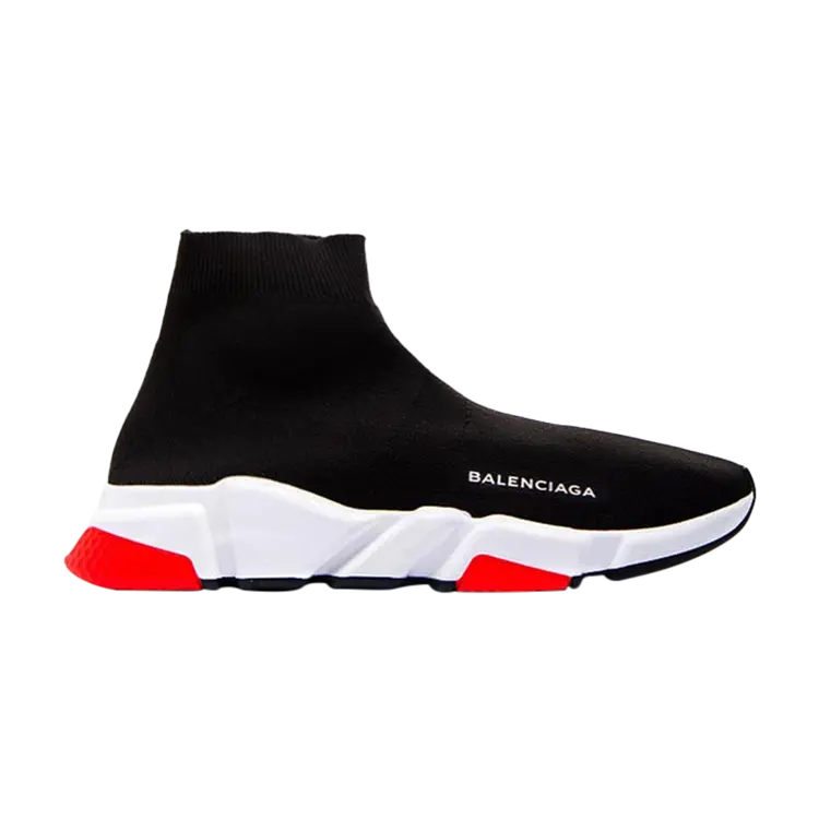 

Кроссовки Balenciaga Wmns Valencia Speed Runner 'Black White Red', черный