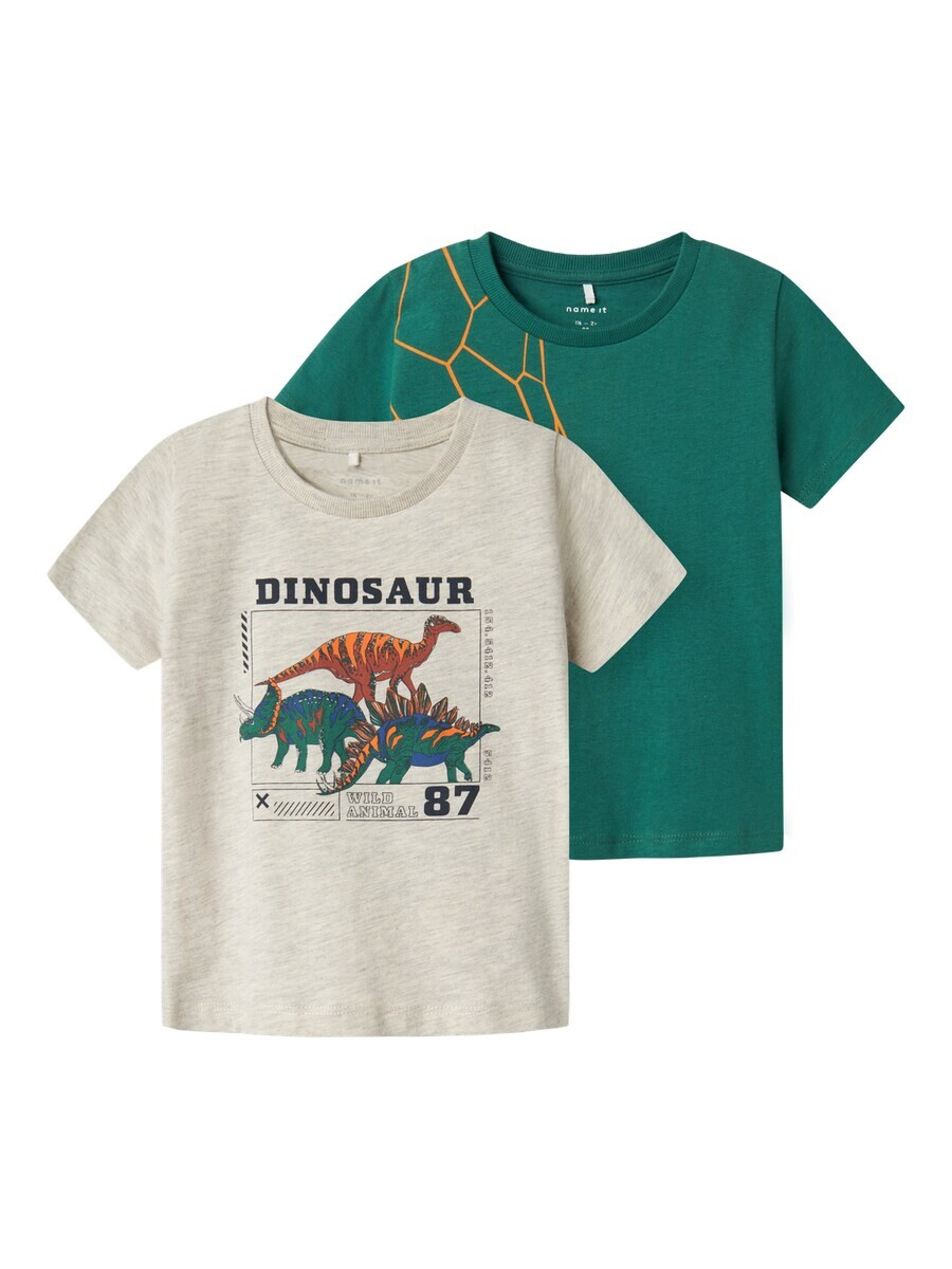 

Футболка NAME IT Kendjo, бежевый/зеленый