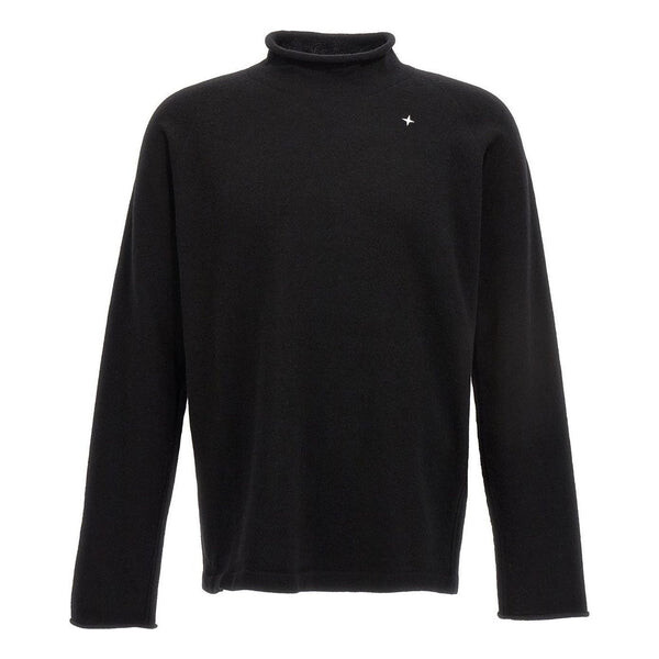 

Свитер stellina wool knit 'black' Stone Island, черный