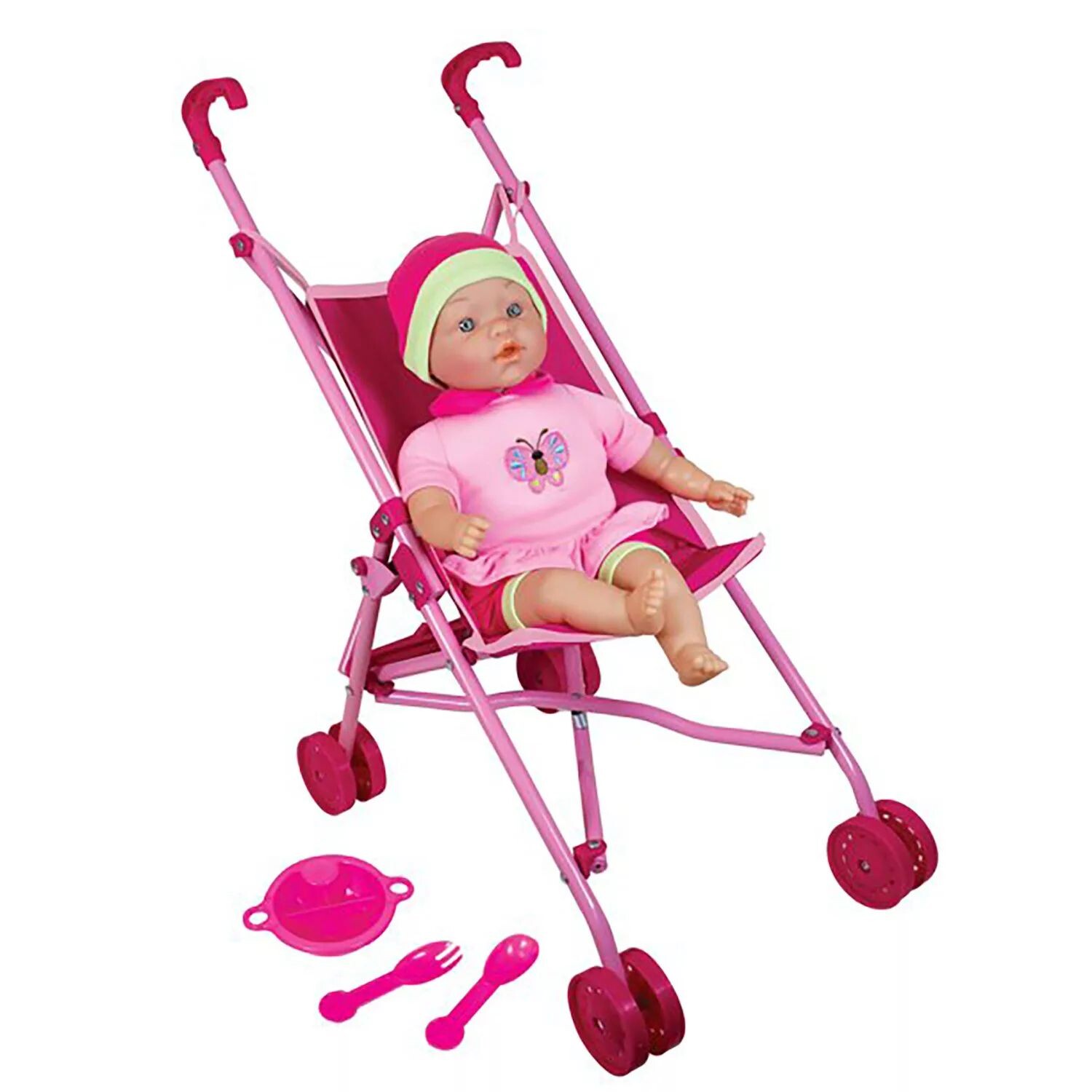 Комплект коляски-зонтика Lissi Doll с куклой 16 дюймов Lissi — фото 3