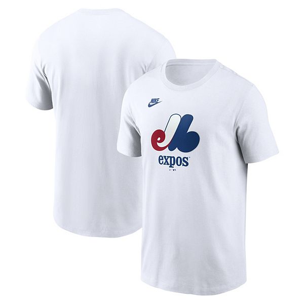 

Мужская белая футболка montreal expos cooperstown collection logo Nike