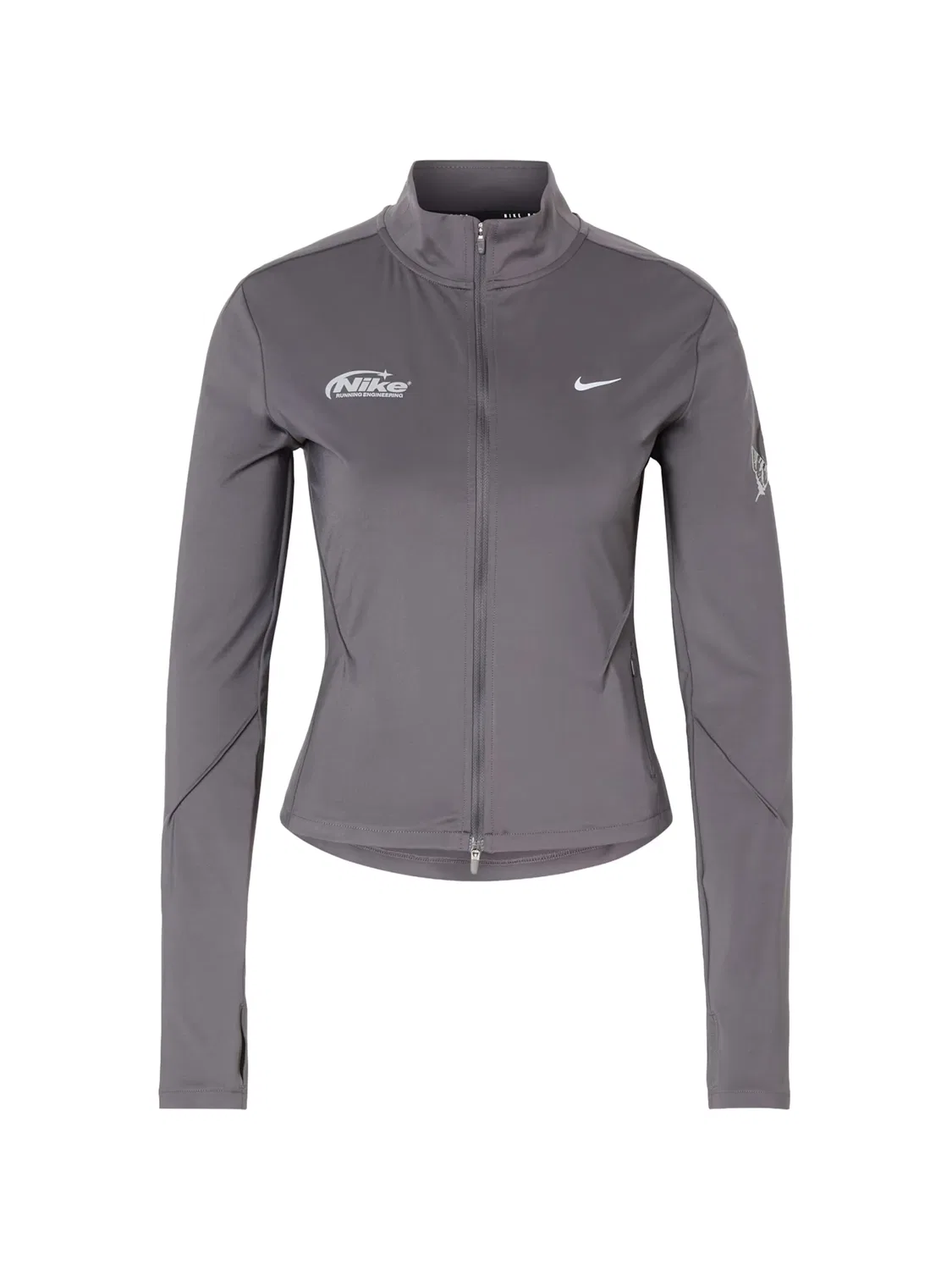 Тренировочная куртка Nike SWIFT серого и светло-серого цвета