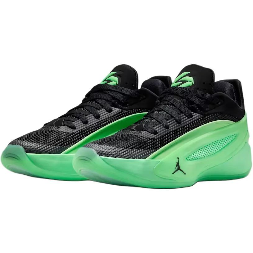 Jordan Детские баскетбольные кроссовки LUKA 5 Rebound And Breathable низкие черно-зеленые унисекс — фото 4