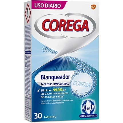 

Очиститель для отбеливания, 30 таблеток, Corega