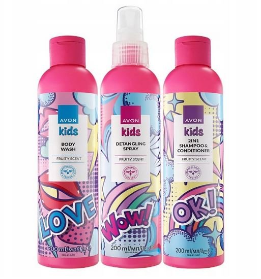

Avon Kids, набор косметики Fruity Scent для девочек, 3 шт.