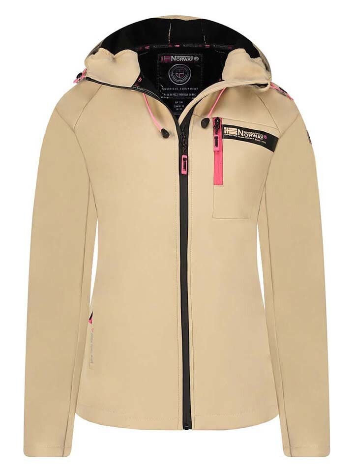 

Куртка софтшелл Geographical Norway Softshelljacke Tendresse, бежевый