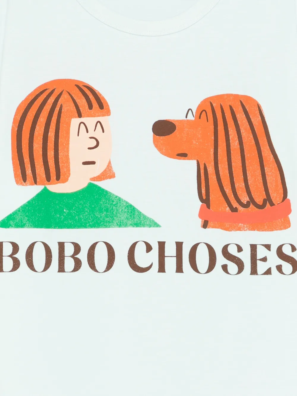 Футболка "Друзья в затруднительном положении" Bobo Choses, синий — фото 3