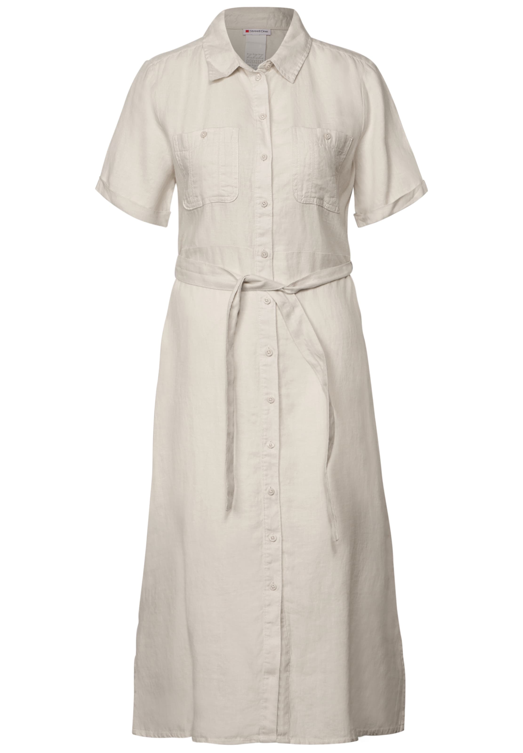 

STREET ONE Рубашка-платье в светло-бежевом цвете