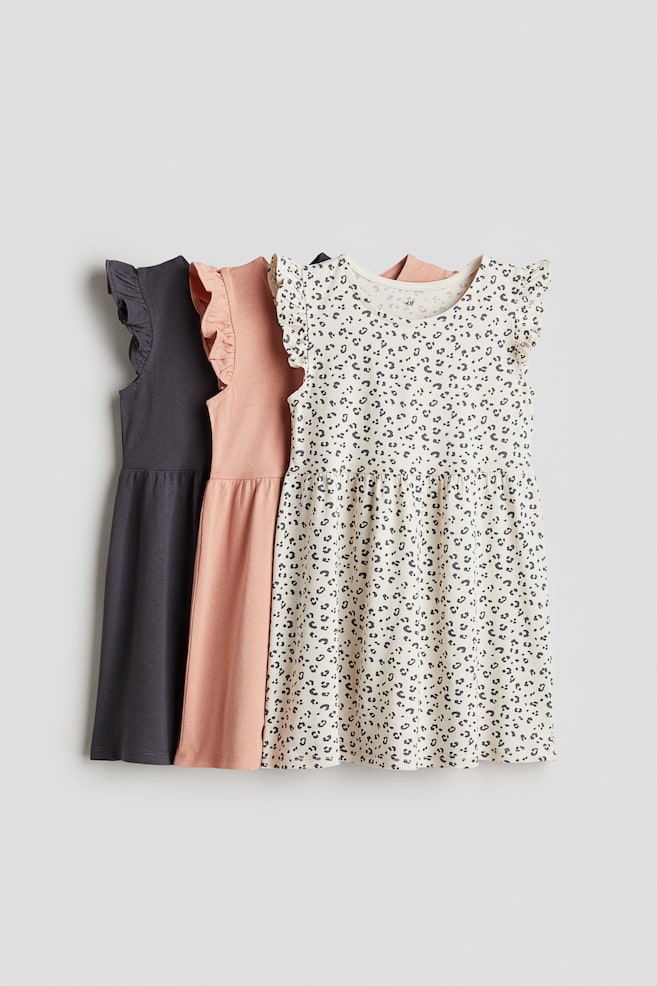 

Комплект из 3 платьев из джерси H&M, мультиколор