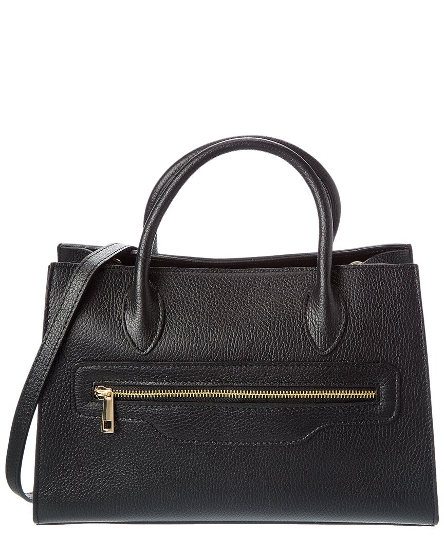 

Перман Нью-Йорк Aida Кожаная сумка-тоут Persaman New York, черный