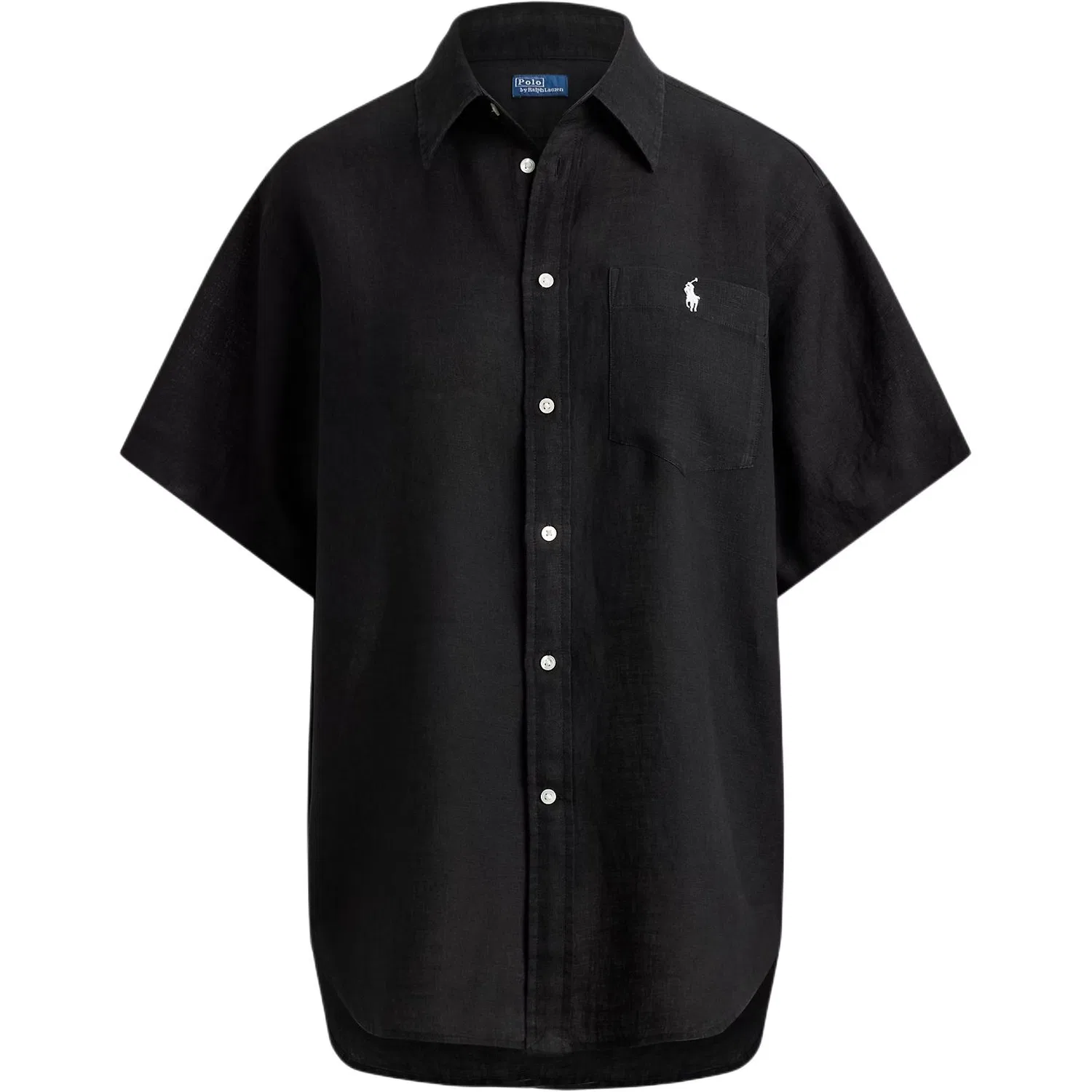 Женская рубашка свободного кроя Polo Ralph Lauren черная
