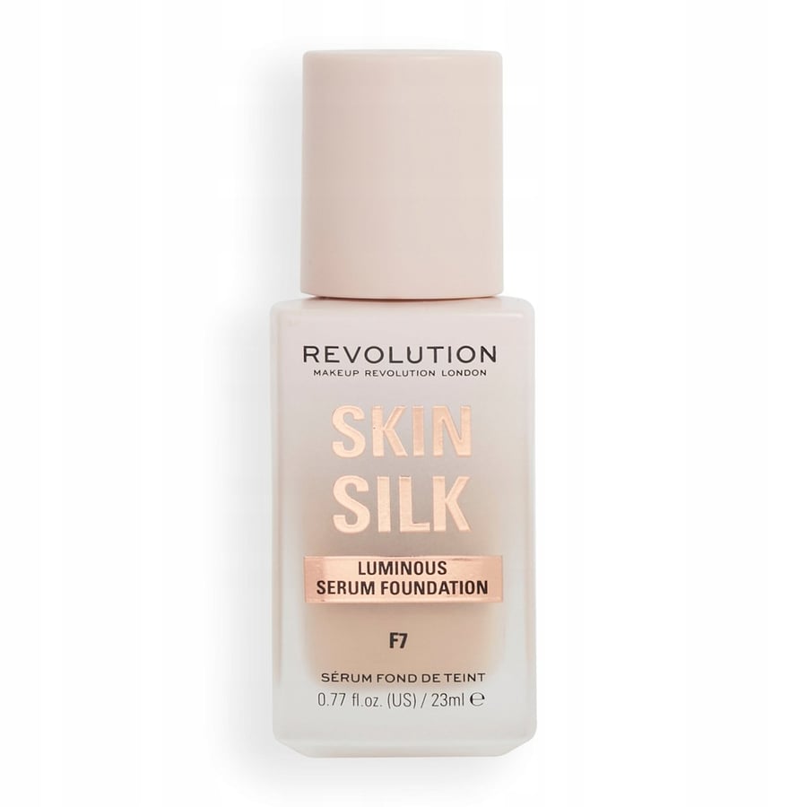 Makeup Revolution Skin Silk F7 Foundation Serum Среднее покрытие — фото 2