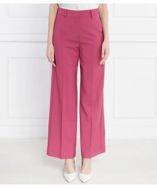 

Шерстяные брюки Regular fit Weekend Maxmara, розовый