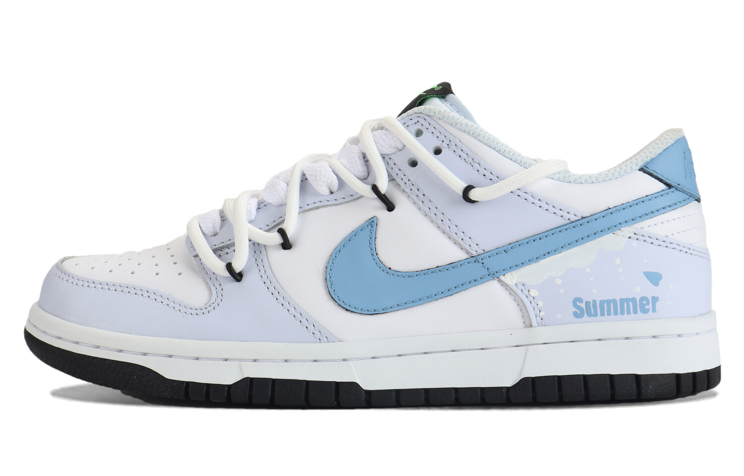 

Кроссовки Nike Dunk Skateboard Shoes Women's Low-Top White, Синий, Кроссовки Nike Dunk Skateboard Shoes Women's Low-Top White