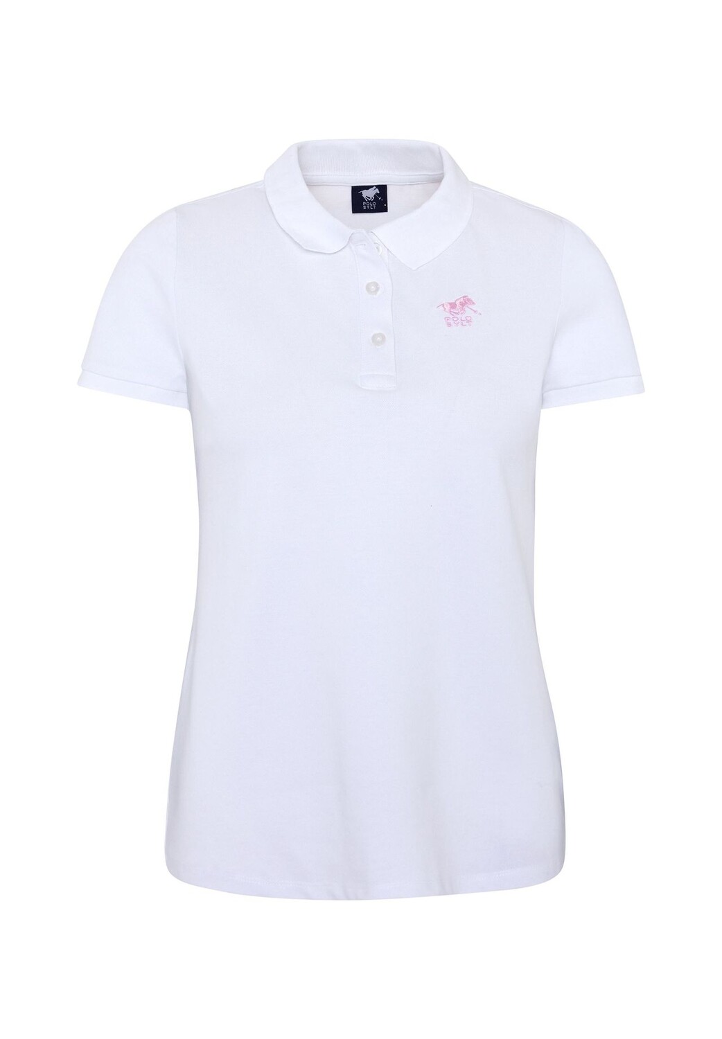 

Рубашка-поло с вышивкой-лейблом POLO SYLT, цвет Bright White