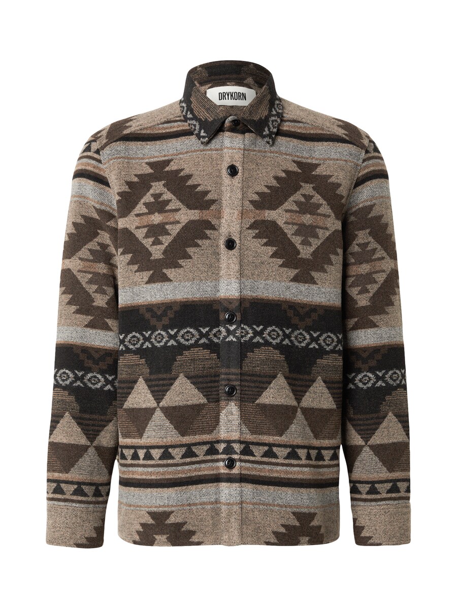 

Рубашка на пуговицах классического кроя DRYKORN DIEGGO_1, коричневый