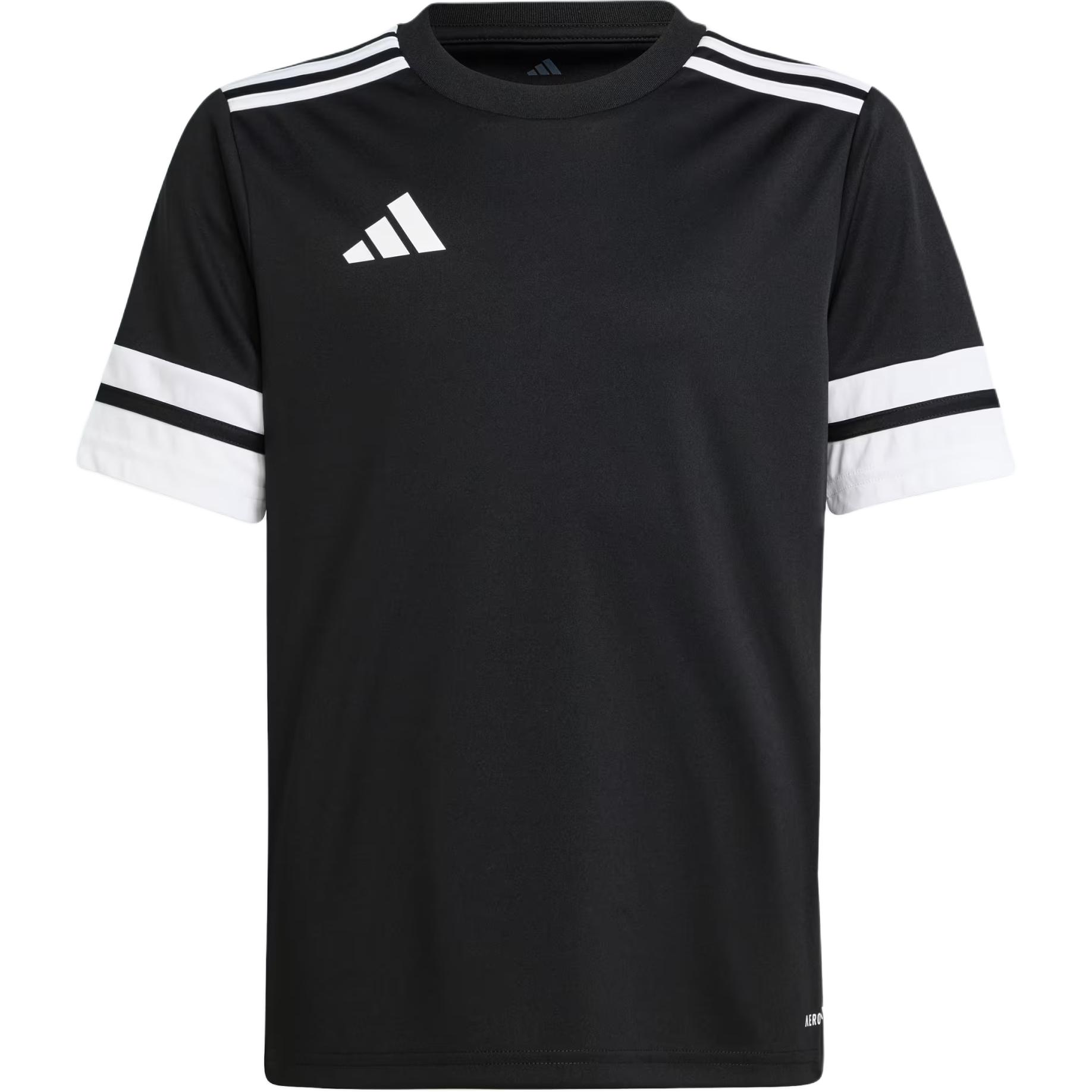 Adidas Футболка AEROREADY черно-белая для детей 3-7 лет — фото 3