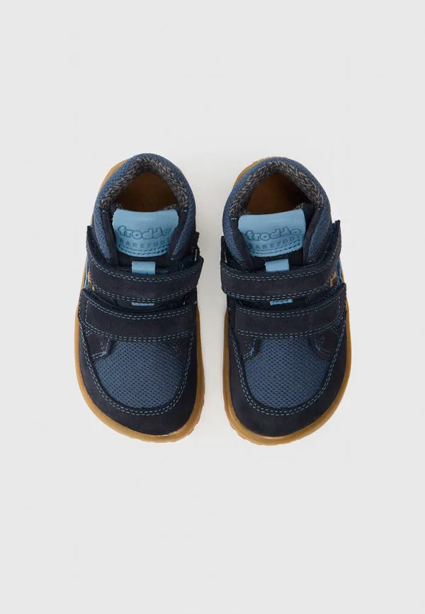 Весенние высокие кроссовки barefoot tex унисекс Froddo, Dark Blue — фото 4