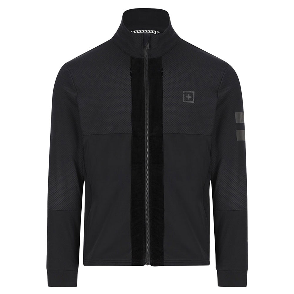 

Еще один технологичный свитер на молнии (мужской), Black/Black/Black Sherpa