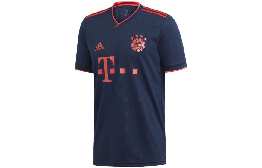 

Adidas Футболка мужская выездная, сезон 19–20, морской синий/ярко-красный, Fan Edition