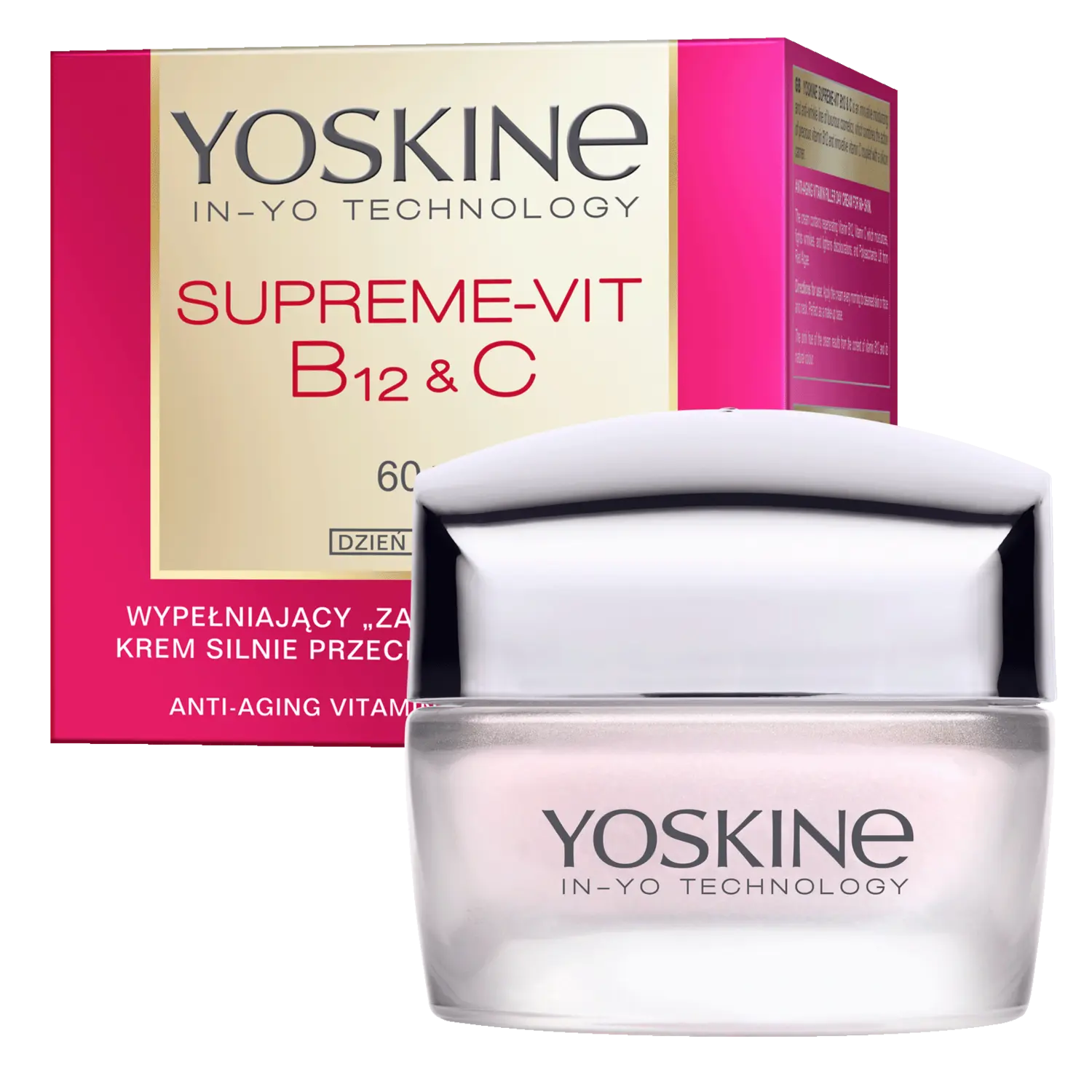 

Крем для лица от морщин 60+ на день Yoskine Supreme-Vit B12+C, 50 мл