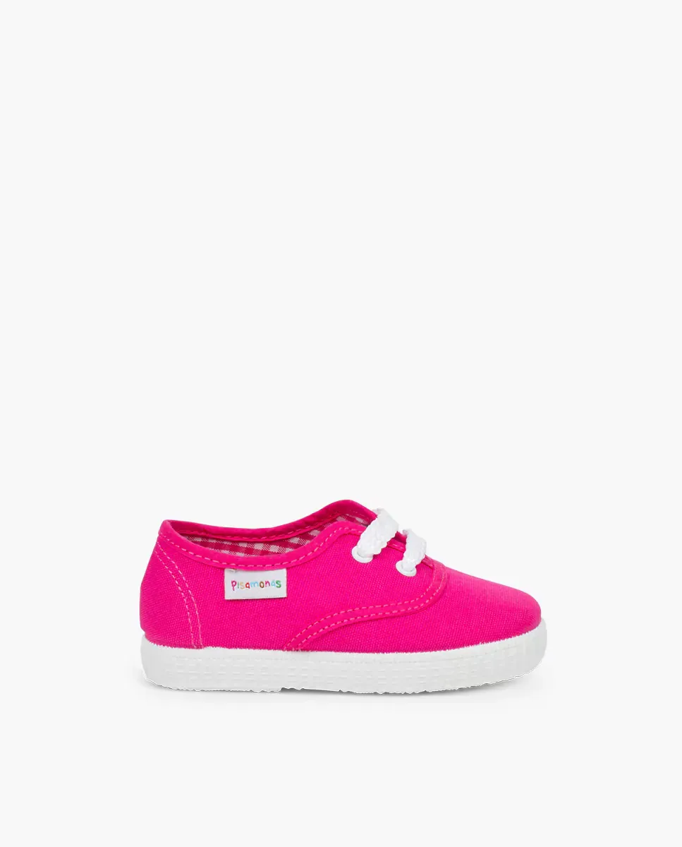 Спортивные кроссовки для девочки с шнурками Pisamonas, Magenta