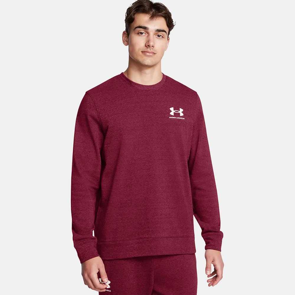 

Толстовка Under Armour Rival Terry Left Chest, красный/фиолетовый