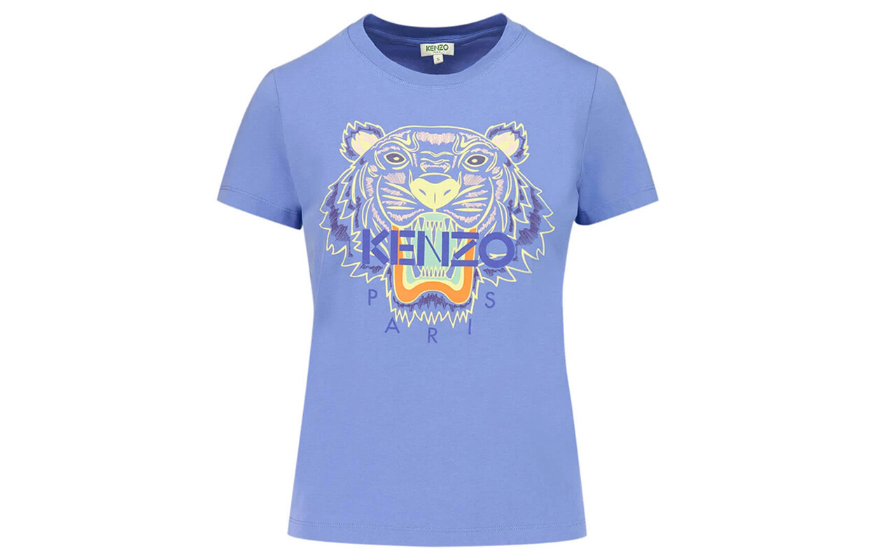 

Футболка женская Kenzo Classic Tiger Head, синий