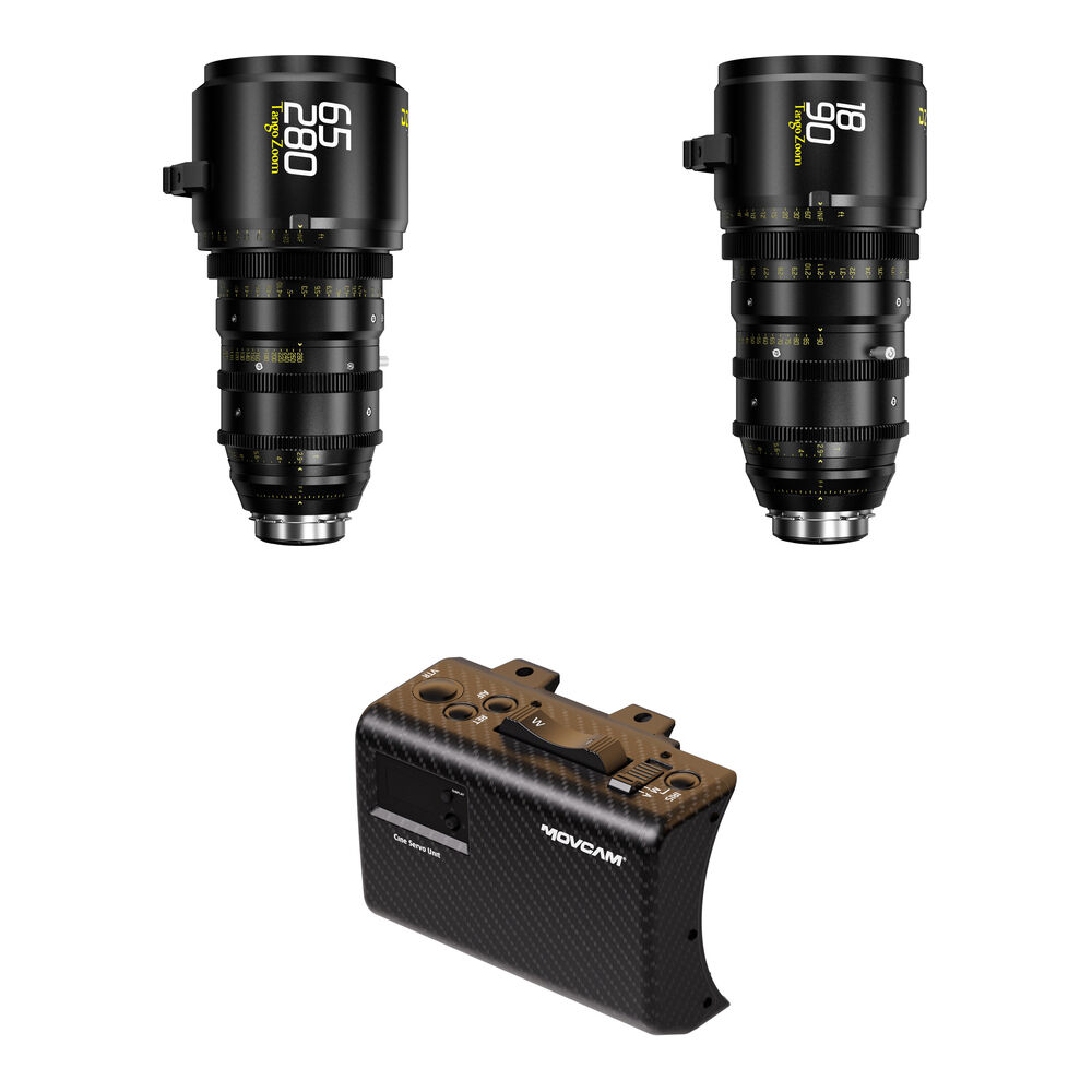 

Зум-объективы DZOFilm Tango 18-90 мм и 65-280 мм T2.9 S35 с сервоприводом
