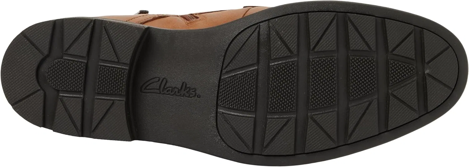 Мужские ботинки Clarks Emmet Zip Chelsea, Navy Knit — фото 2