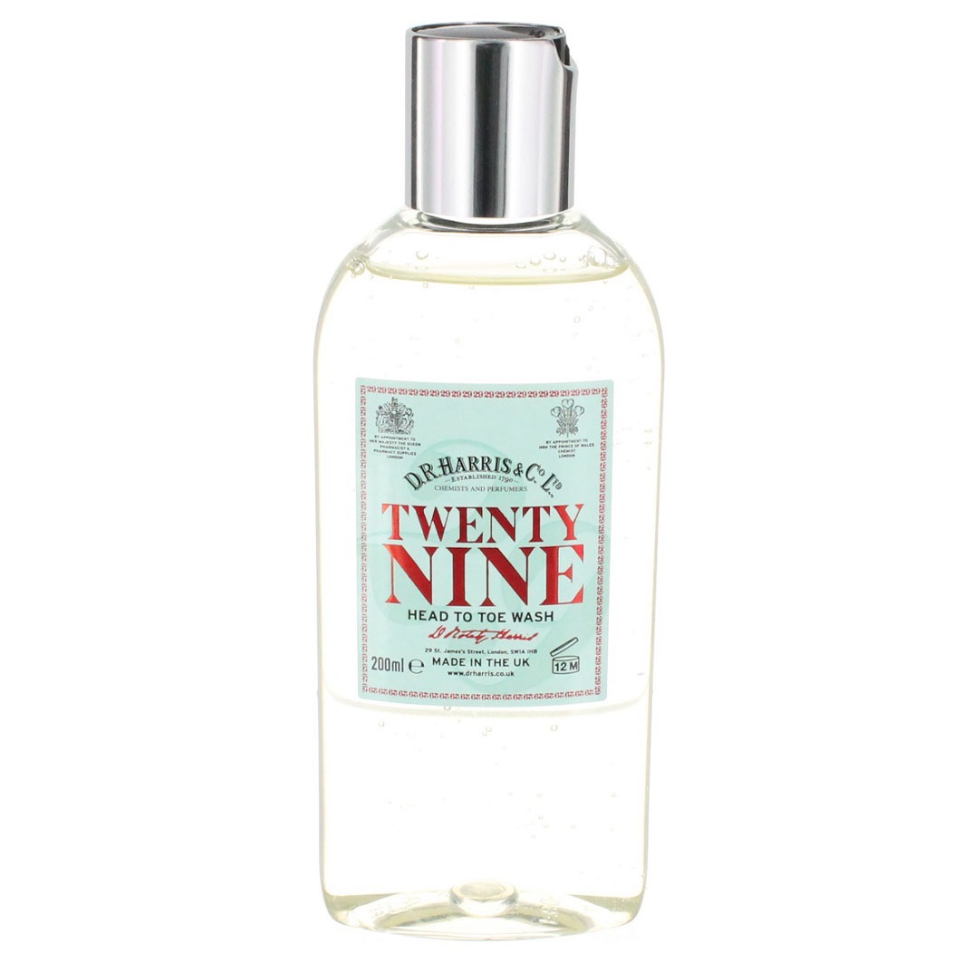 

Гель для душа twenty nine head to toe wash Dr Harris, объем twenty nine head to toe wash 200мл