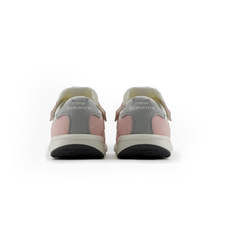 Серые розовые детские ботинки 370 Abrasion Resistant для малышей New Balance, серый/розовый — фото 4