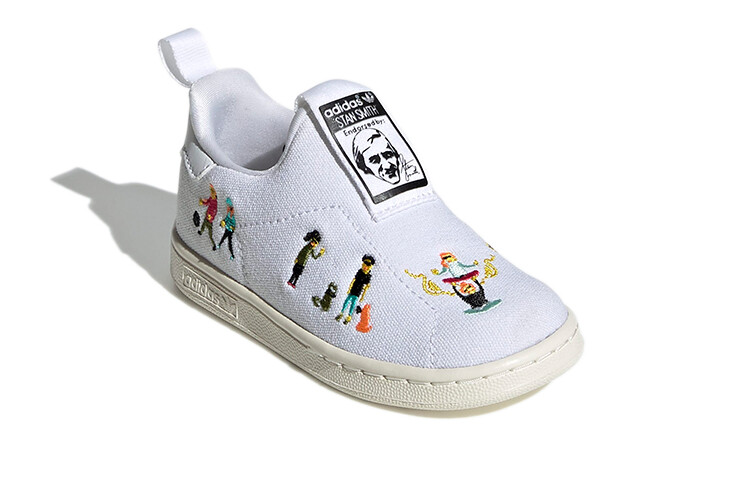 Обувь для малышей STAN SMITH Collection TD Low-top белого цвета Adidas Originals — фото 3