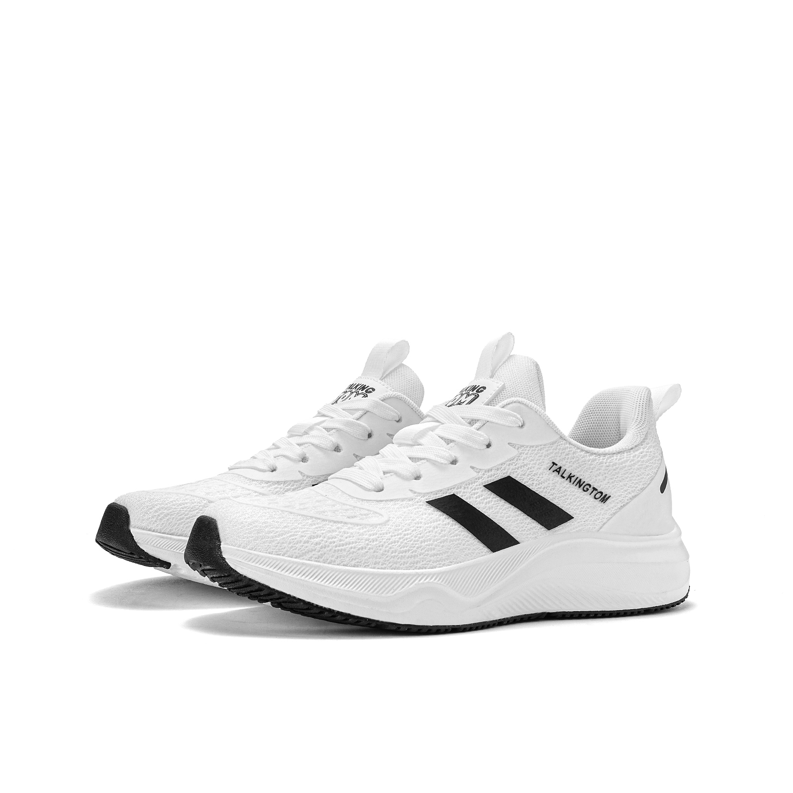 

TALKING TOM Низкие беговые кроссовки унисекс белые дышащие, цвет White[Breathable]