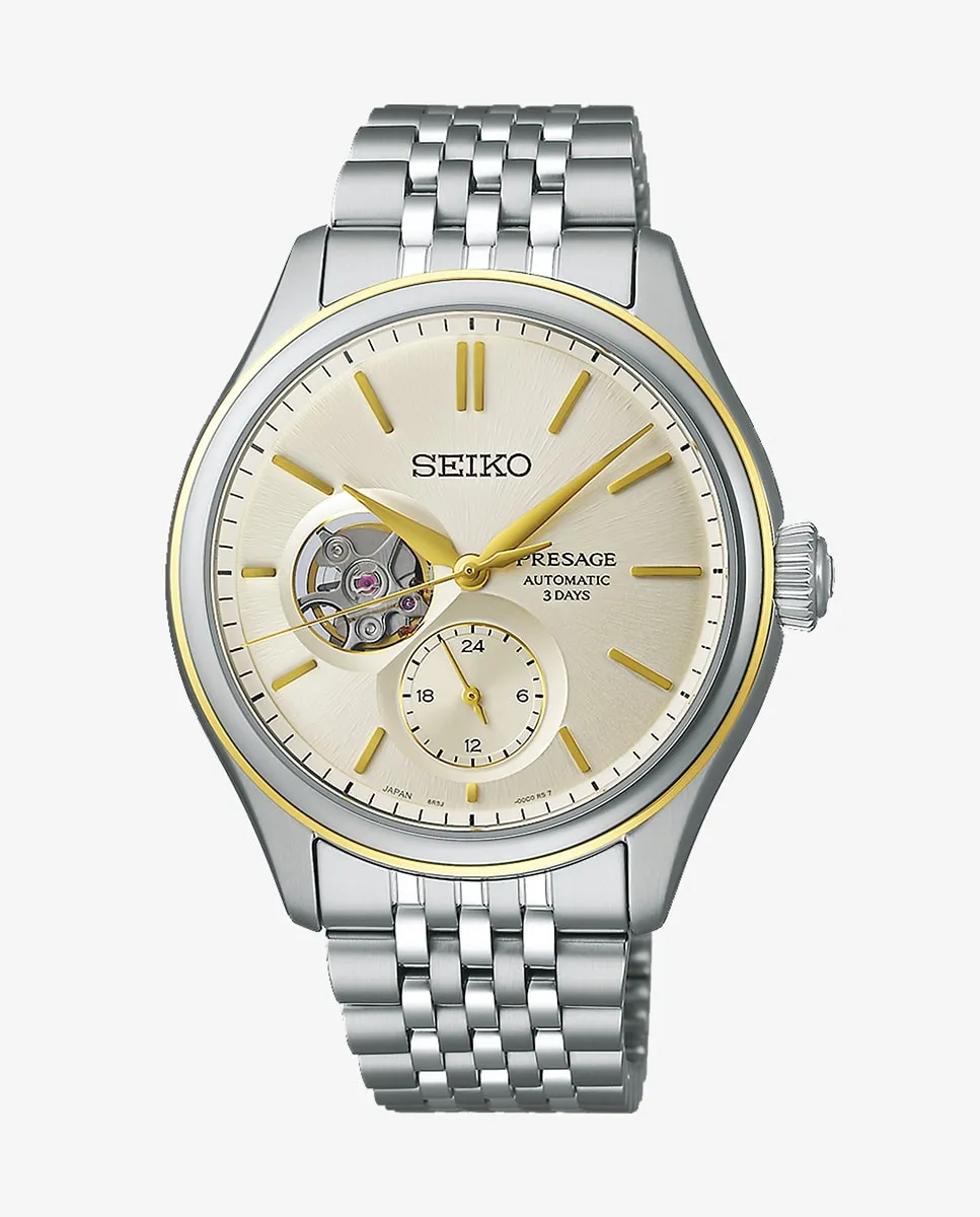 

Presage SPB480J1 Автоматические мужские часы из стали с серебряным ремешком Seiko, серебряный
