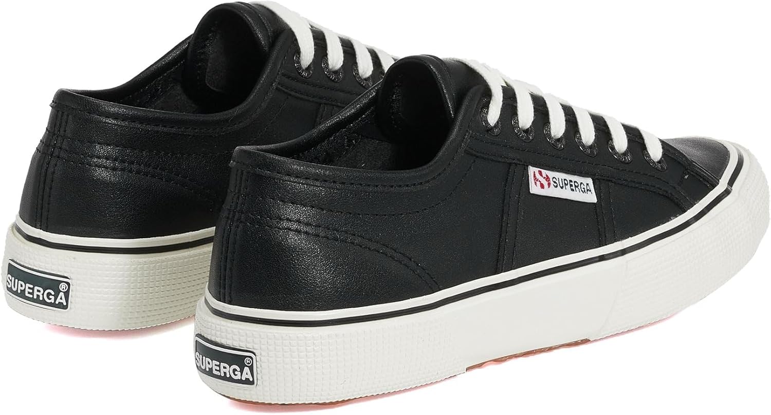Мужские низкие туфли Оксфорд SUPERGA, слоновая кость/белый/черный — фото 4