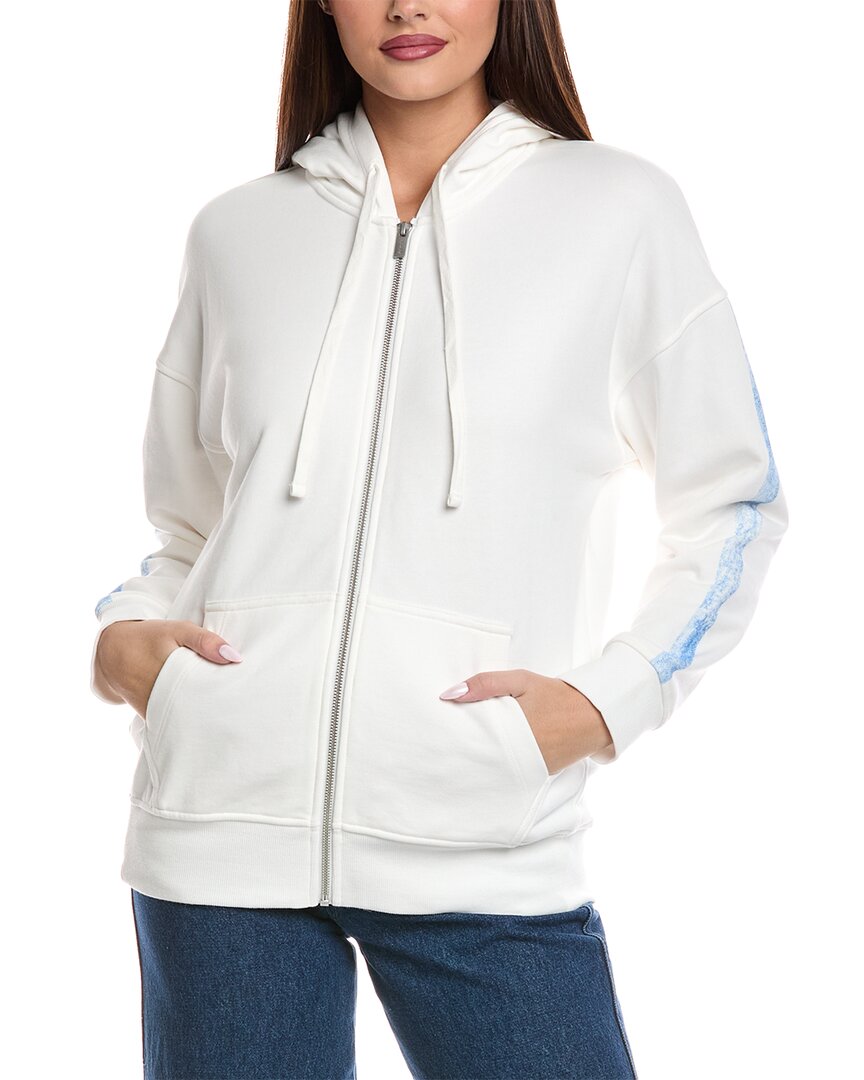 

Стильный худи с молнией Splendid, белый