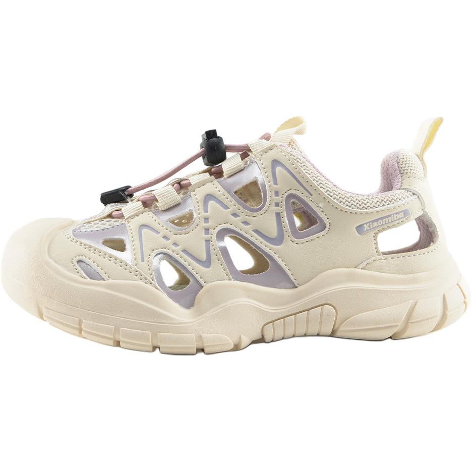 

Детские сандалии с низким верхом, устойчивые к истиранию, дышащие Xiaomi step, бежевый/фиолетовый