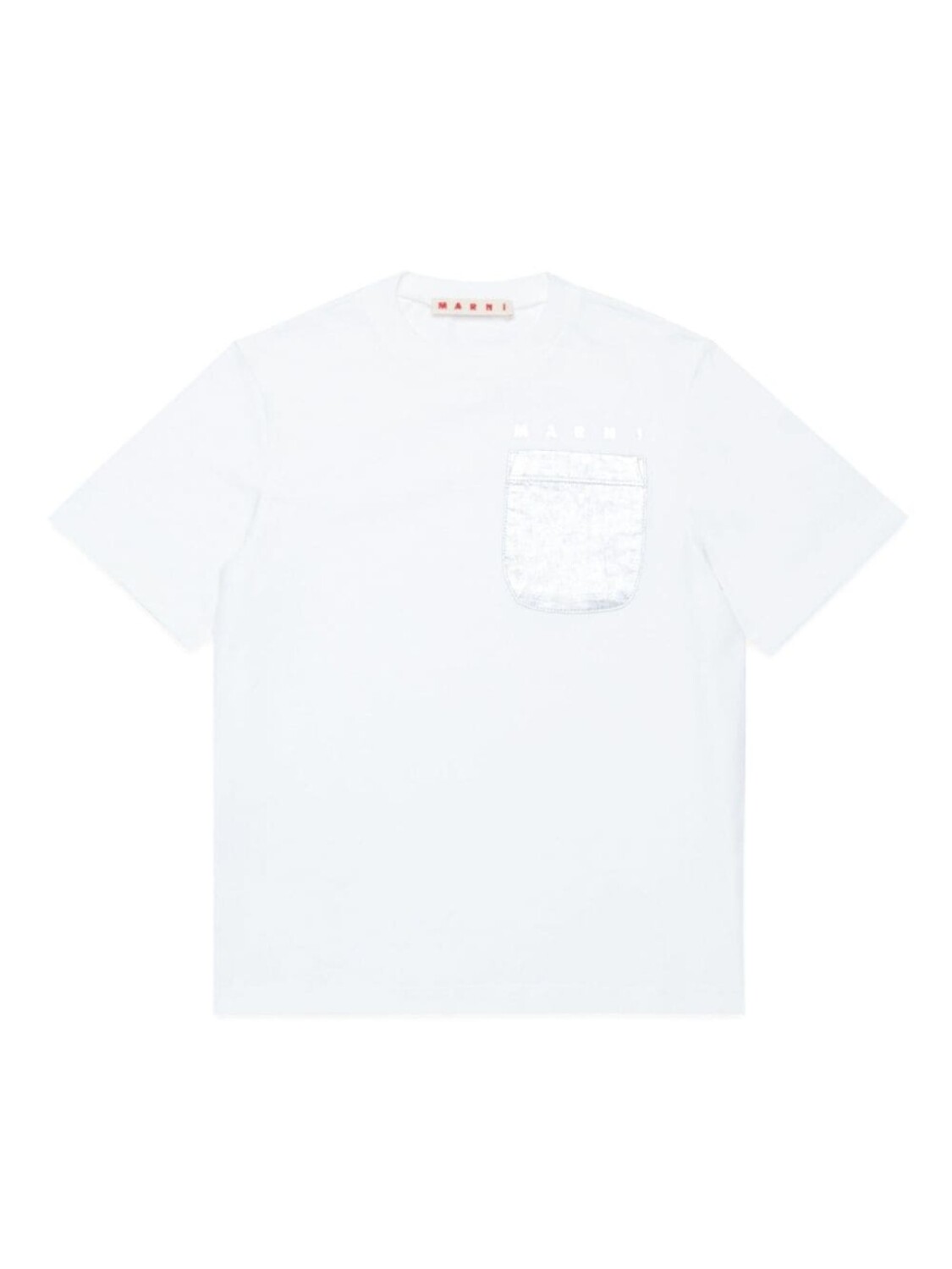 

Marni Kids футболка из хлопка с логотипом, белый