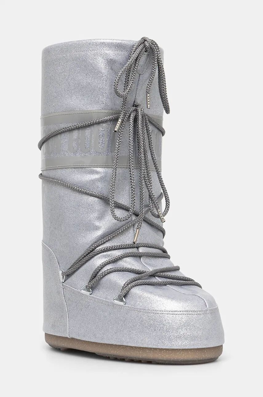 

Зимние ботинки Moon Boot MB ICON GLITTER, серебряный