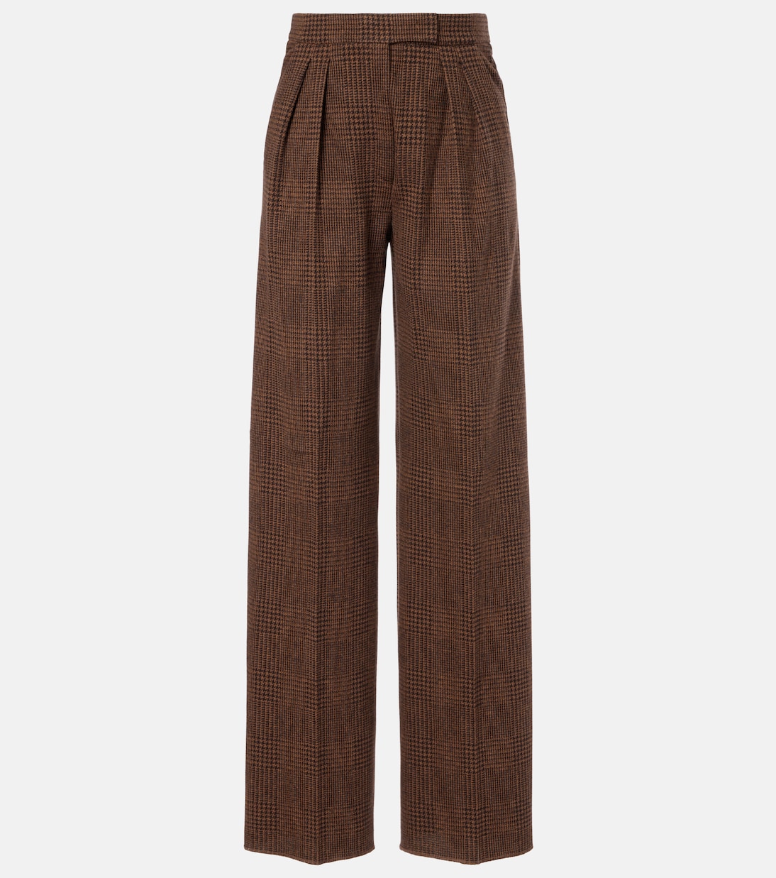 

Широкие брюки понца из смесовой ткани хлопка и шерсти Max Mara, Prince Di Galles