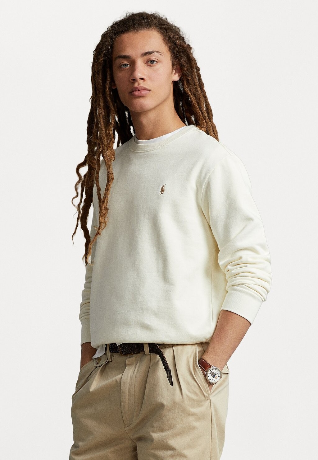 

Толстовка ДЛИННЫЙ РУКАВ Polo Ralph Lauren, клубный кремовый, Бежевый, Толстовка ДЛИННЫЙ РУКАВ Polo Ralph Lauren, клубный кремовый