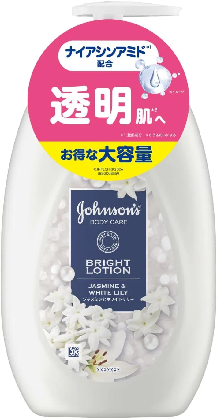 Лосьон для тела с ниацинамидом Johnson & Johnson, 500 мл, аромат жасмина и белой лилии