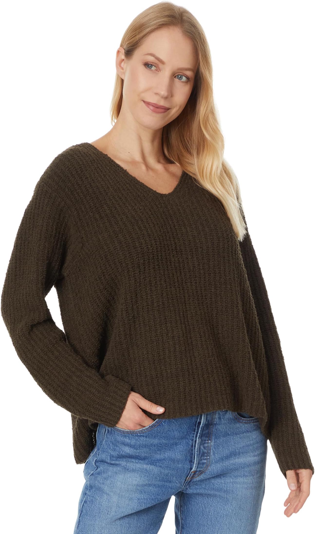 

Свитер Eileen Fisher V-Neck Sweater, цвет Wren